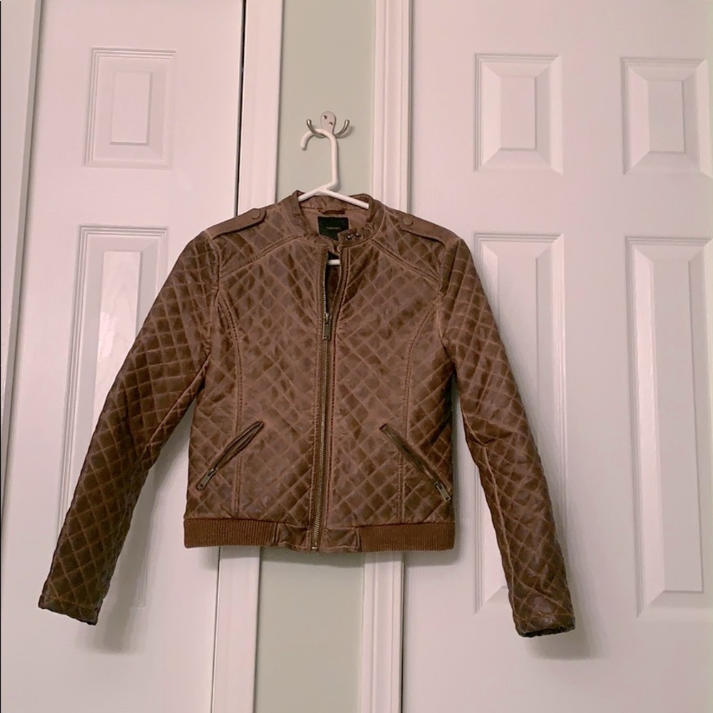 Faux leather jacket